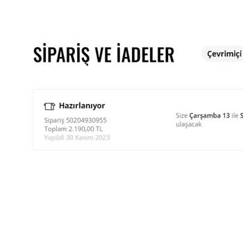 Stradivarius Sipariş Kargoya Verilmedi