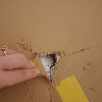 Aras Kargo Yırtık Koliyi Elime Tutuşturup Resmen Koşarak Binadan Kaçtı