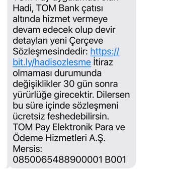 Tom Pay Hadi Kar İptal Sarmalı