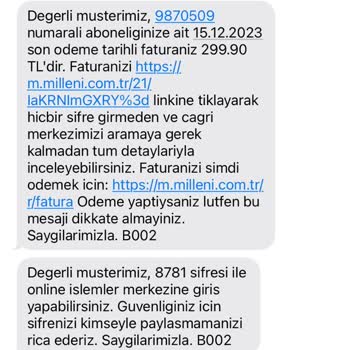 Millenicom Haber Vermeden Faturamı Yükseltti