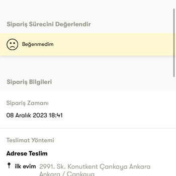 Cepte Şok İki Kere Üst Üste Siparişimi Teslim Etmedi!