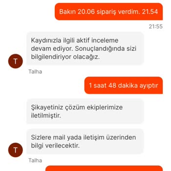 Migros Yemek Gecikme Ve Teslim Edilmeden Teslim Edildi İbaresi