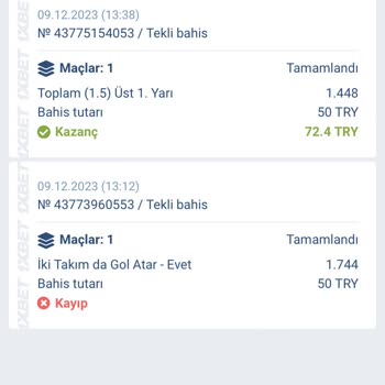 1xBet Parama El Konuldu