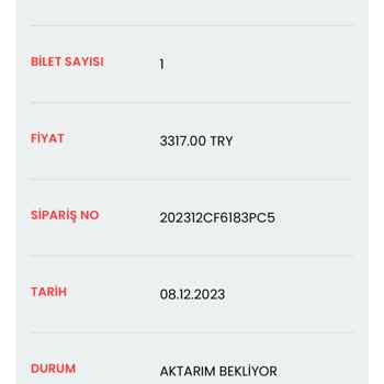 Biletalsat.com Bilet Tanımlaması Yapılmaması Hk.