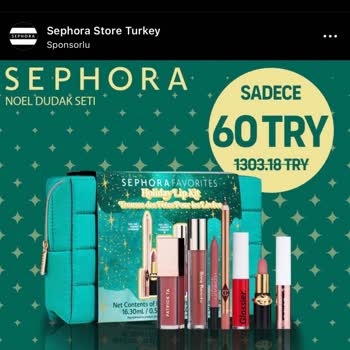 Sephora 60 TL'ye Set Mi Satıyor?