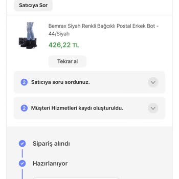 Hepsiburada'dan Bot Sipariş Ettim Ürünü Kargoya Vermiyorlar.