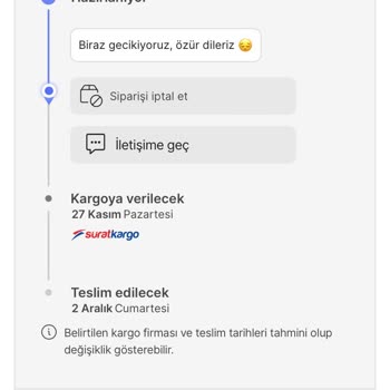 Hepsiburada'dan Bot Sipariş Ettim Ürünü Kargoya Vermiyorlar.