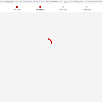Vodafone Yeni Hat Talebinin Askıda Kalması