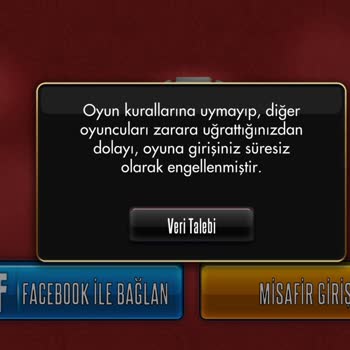Okey Plus Oyununda Haksız Engelleme!