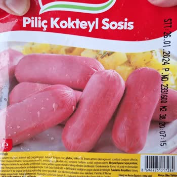 Lezita Piliç Sosis 1 Kg Bozuk Ürün.