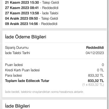 N11 Ve Lufian İade Almaması