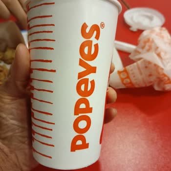 Popeyes De Sadece Buz Olan Kola