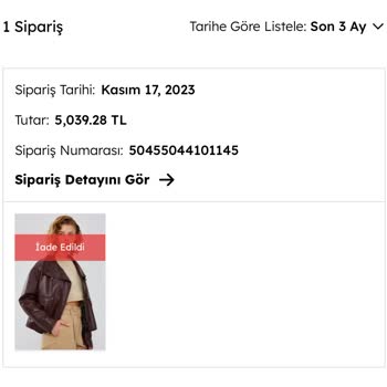 Derimod İade Aldığı Ürünün Ödemesini Yapmıyor