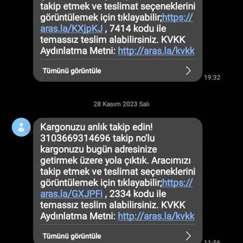 Aras Kargo Telefonum Kargoda Kayboldu