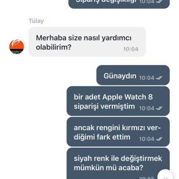 Gürgençler Sipariş Edilen Ürünün İptal Edilememesi