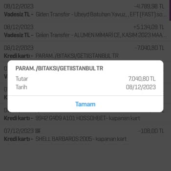 Getir Araç Haksız Yere Para Tahsil Etti