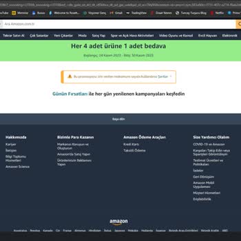 Amazon Hatası Temel İhtiyaç Sınırı Sebebiyle Kampanyamın Yanması...