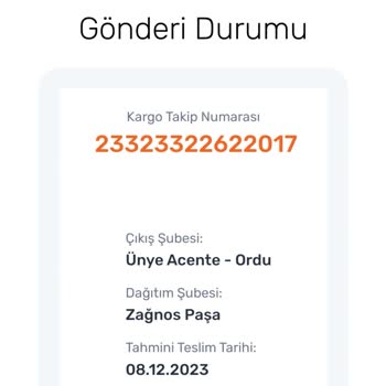 Sürat Kargo Zağnos Paşa Şubesi Kargomu Kaybetti.