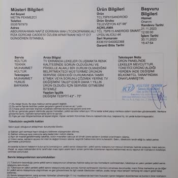 Amazon Tsl Televizyon Şikayet