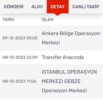 Mavi Geç Gönderilen Kargolar