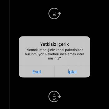TOD Tv Sezonluk Paket Satın Aldım Yetkisiz İçerik Diye Hata Veriyor