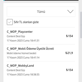 Vodafone Habersiz Abonelik Yapılıp Faturaya Ücret Yansıtma