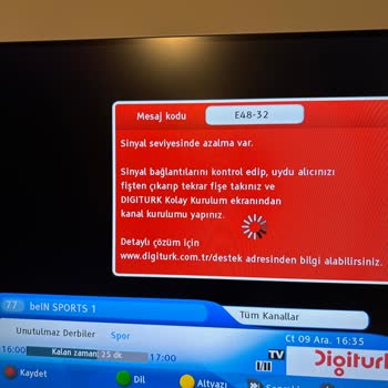 Digiturk - Sinyal Sevisinde Azalma Var