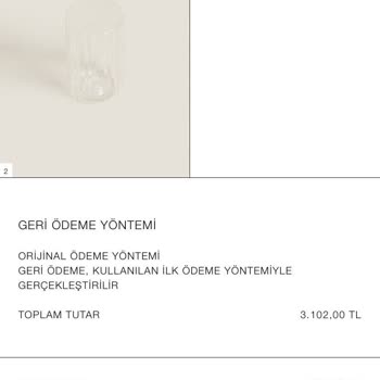 Zara Eksik İade Ödenmiyor!