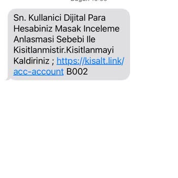İyimenderes (SMS) Aslı Olmayan Bit-Coin Ve Kripto Para Hesabım Olduğuna Dair Mesaj Geliyor