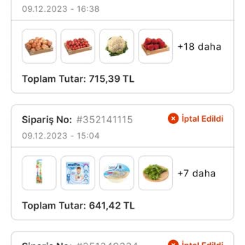 Migros Bilgim Olmadan Kuponlu Siparişlerimi İptal Etti