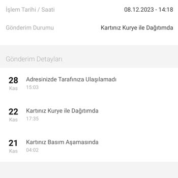 Kuryenet Teslimat Hizmetinde Gecikme