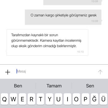 Yurtiçi Kargo Teslim Edilmeyen Ürün