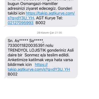 AGT Kurye (aynigunteslim.com) Kendisine Teslim Ettik Diyorlar Ben A Bloktayım B Bloga Atıp Gitmişler