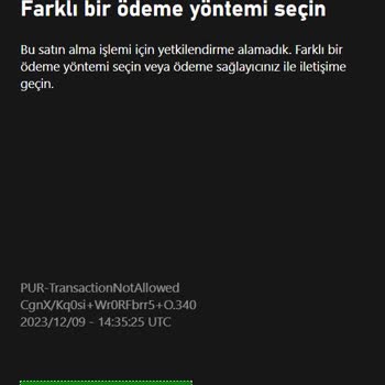 Xbox Abonesi Olamıyorum