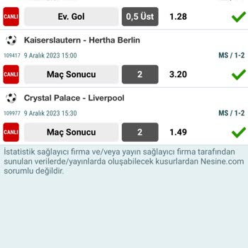 Nesine Paramı Vermedi Ve İptal Etti