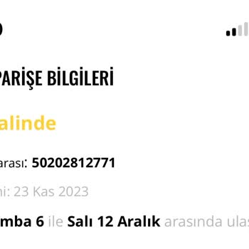 Stradivarius Siparişim 17 Gündür Kargoya Verilmedi