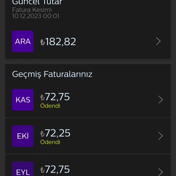 Türk Telekom Fatura Üst Limit Sınırı