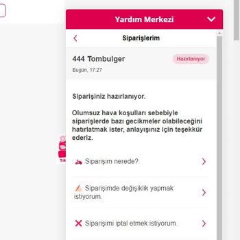 Yemek Sepeti Siparişinin Bir Türlü Gelmemesi...