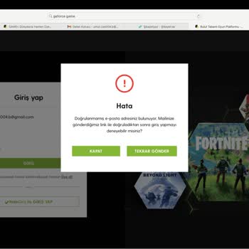 Geforce Now Game+ Üyeliğinde Doğrulama Kodu Alamıyorum