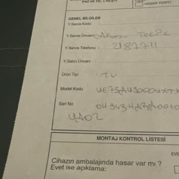 Samsung TV Ekran Kararması