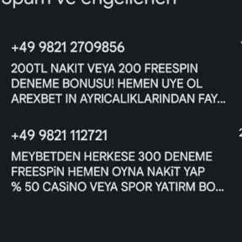 Vodafone Hattıma +44 Ve +49 Lu Numaradan Mesaj Geliyor
