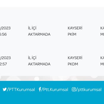 PTT Kargo Gönderi Hareketleri Şubede İl İçi Aktarma İçin 3 Gün Bekleme