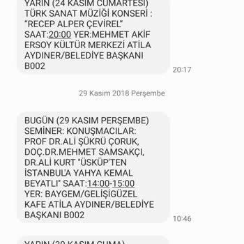 Bayrampaşa Belediyesi Ve İzinsiz Yolladığı Mesajları