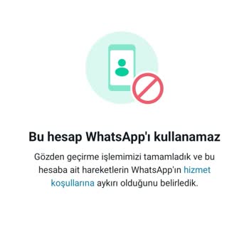 WhatsApp Hesabım Yasaklandı