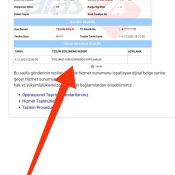 Aras Kargo Şirketi Kargomu Bulamıyor