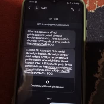 Astrolojim Club Türk Telekom Bilgim Dışında Abonelik Başlatılması