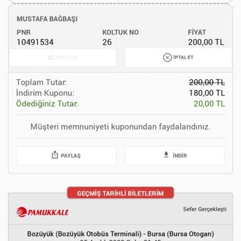 Obilet Hatalı Kupon Tanımlama Ve Sorumsuzluk
