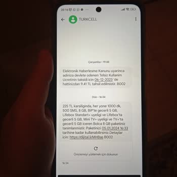 Turkcell Paket Satın Almama Rağmen Kullanamıyorum İlgilenilmiyor