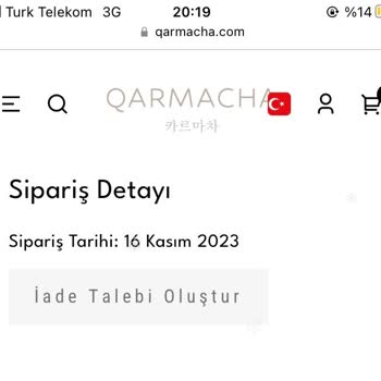 Qarmacha Siparişimin 24 Gün Geçmesine Rağmen Gönderilmemesi
