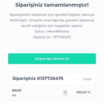 Speeyzi Siparişimi İptal Etmek İstiyorum